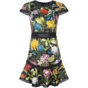 Alice+Olivia Floral Short Sleeve Dress - Dresses - $350.00 