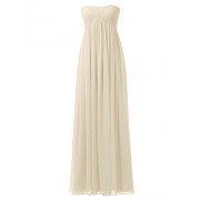 Alicepub Empire Chiffon Bridesmaid Dress Long Bridal Party Evening Gown Maxi - sukienki - $59.99  ~ 51.52€