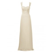 Alicepub Maxi Bridesmaid Dress A-Line Evening Dress Chiffon Party Gown for Women - Kleider - $139.99  ~ 120.24€