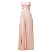 Alicepub Strapless Bridesmaid Dress Long Evening Dress Sleeveless Party Dress for Women - Dresses - $120.00 