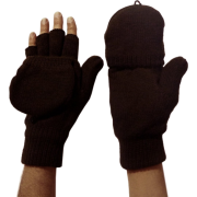 Alki'i Thermal Insulation Fingerless Texting Gloves with Mitten Cover - 2 colors Navy - Rokavice - $14.99  ~ 12.87€