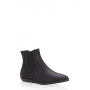 Almond Toe Faux Leather Booties - Botas - $19.99  ~ 17.17€