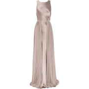 Amanda Wakeley Silk-satin and mesh gown - Платья - 