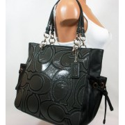 Authentic Coach Black Colette Leather Overlaid NS Tote/Hand/Shoulder Bag 16449 - Borse - $458.00  ~ 393.37€