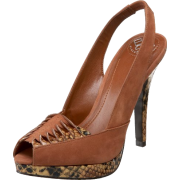 BCBGeneration Women's Cinthya High Heel Sling Peep Toe - Platformy - $66.00  ~ 56.69€