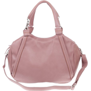 BRUNO ROSSI Italian Made Dusty Rose Calf Leather Handbag - Hand bag - $489.00 