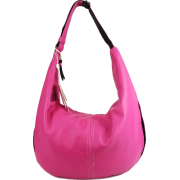 BRUNO ROSSI Italian Shoulder Bag Cross-body Hobo Bag in Fuchsia Pink Leather - Borse - $429.00  ~ 368.46€