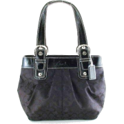 COACH Soho Signature Handbag Style 15047 Black/ Black - Hand bag - $338.00 