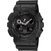 Casio G-Shock Analog Digital World Time Black Dial Mens Watch GA100-1A1 - Watches - $99.00 