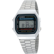Casio Men's A168W-1 Electro Luminescence Digital Bracelet Watch - Relojes - $24.95  ~ 21.43€