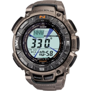 Casio Men's PAG240T-7CR Pathfinder Triple Sensor Multi-Function Titanium Watch - Watches - $300.00 