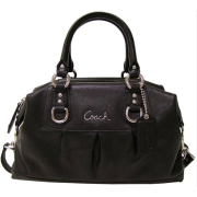 Coach 15445BK Ashley Black Leather Satchel F15445 Bag - Borse - $235.52  ~ 202.28€