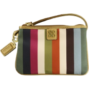 Coach Julia Legacy Stripe Wristlet Wallet Bag Case for Ipod 46809 - Wallets - $46.99 