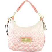 Coach Kristen Op Art Light Peony Pink Ombre Hobo Handbag 16793 - Coach 16793PNK - Hand bag - $199.99 