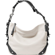 Coach Leather Carly Shoulder Hobo Bag Purse Tote 15251 White Grey - Borse - $259.99  ~ 223.30€