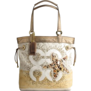 Coach Limited Edition Resort Seaside Starfish Shopper Bag Purse Tote 17024 Natural Gold - Borse - $289.99  ~ 249.07€