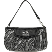 Coach Limited Edition Zebra Capacity Wristlet Case Clutch Bag Black Grey Multi - Torbe s kopčom - $98.00  ~ 84.17€