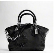 Coach Madison Leather Embellished Sophia Convertiable Satchel Bag Purse Tote 16356 Black - Coach 16356BK - Borse - $498.00  ~ 427.72€