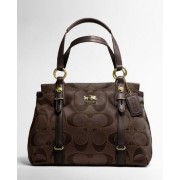 Coach Mia Signature Outline C Carryall 15402 (Brown/Mahogany) - Borse - $298.00  ~ 255.95€