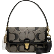 Coach Poppy Signature Lurex Layla 18136 Black Gold - Borse - $168.00  ~ 144.29€