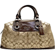 Coach Signature Large Ashley Sabrina Business Satchel Duffle 15440 Khaki Mahogany - Borse - $299.00  ~ 256.81€