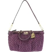 Coach Signature Madison Nylon Sophia Satchel Plum - Borse - $329.99  ~ 283.42€