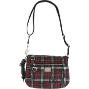 Coach Signature Poppy Tartan Swing Pack Black Multi - Borse - $119.99  ~ 103.06€