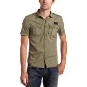 Diesel Men's Squieti-Ss Shirt - Košulje - kratke - $135.00  ~ 857,60kn