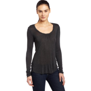 Ella Moss Womens Allie Long-Sleeve Scoop Top - Long sleeves t-shirts - $26.24 
