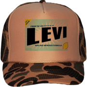 FROM THE LOINS OF MY MOTHER COMES LEVI Adult Brown Camo Mesh Back Hat / Baseball Cap - Cap - $22.49 