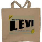 FROM THE LOINS OF MY MOTHER COMES LEVI Totebag (Cotton Tote / Bag) - Borse - $23.99  ~ 20.60€