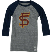 Florida State Seminoles adidas Originals Women's Vintage Mascot 3/4 Sleeve Tri-Blend T-Shirt - Long sleeves t-shirts - $27.99 