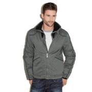 GUESS Bradford Long-Sleeve Jacket Green - Jacket - coats - $168.00 