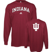 Indiana Hoosiers Red adidas Relentless Long Sleeve T-Shirt - Long sleeves t-shirts - $19.99 