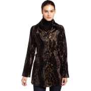 Karen Kane Women's A Line Faux Fur Jacket - Jacket - coats - $48.28 