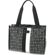 Kate Spade Classic Noel Medium Baby Diaper Bag Black White - Borse - $395.99  ~ 340.11€