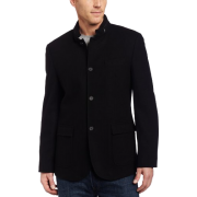 Kenneth Cole New York Mens Nehru Blazer With Hood - Jacket - coats - $92.66 