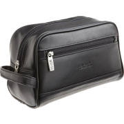 Kenneth Cole REACTION Men's Leather Zip Top Travel Kit - Travel bags - $29.00 