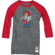 Nebraska Cornhuskers adidas Originals Women's Vintage Mascot 3/4 Sleeve Tri-Blend T-Shirt - Long sleeves t-shirts - $27.99 