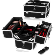 Shany Cosmetics Black Diva Premium Makeup Train Case with Dividers - Cosmetica - $49.95  ~ 42.90€