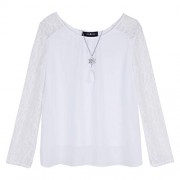 Amy Byer Girls' 7-16 Long Sleeve Top with Fly-Away Back - Shirts - $24.99  ~ £18.99