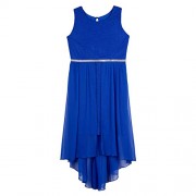 Amy Byer Girls' Big 7-16 Sleeveless High-Low Party Dress with Lace Bodice - Dresses - $34.55 