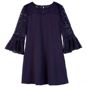 Amy Byer Girls' Big Glitter Lace A-line Dress - Dresses - $24.13  ~ £18.34