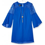 Amy Byer Girls' Big Lace Detail Bell Sleeve A-line Dress - Haljine - $13.74  ~ 11.80€