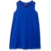 Amy Byer Girls' Big Shift Dress with Embellished Neckline - Dresses - $26.43 