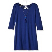 Amy Byer Girls' Big line Dress with 3/4 Length Sleeves - Dresses - $18.99  ~ £14.43