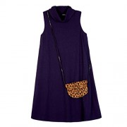 Amy Byer Girls' Mock Neck Sleeveless Shift Dress - Obleke - $10.48  ~ 9.00€