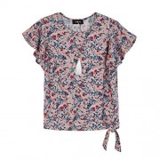 Amy Byer Girls' Short Sleeve Side-tie Top - Shirts - $9.52  ~ £7.24