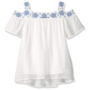 Amy Byer Girls' Square Neck Cold Shoulder Top - Shirts - $23.39  ~ £17.78