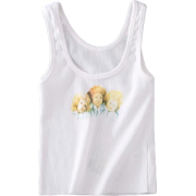 Angel Print Slim Vest - Maglie - $15.99  ~ 13.73€